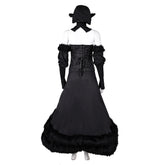 Anime Delicious in Dungeon Marcille Master of the Dungeon Black Dress Outfits Cosplay Costume Halloween Carnival Suit